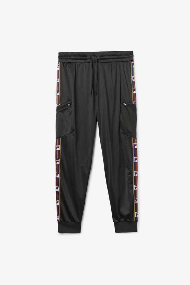 Fila Jaxson Black Pants Mens - NZ 01428-JLZK